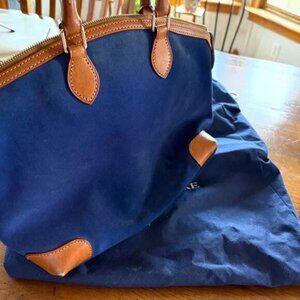 Dooney&Bourke medium Suede Cobalt Blue Bag